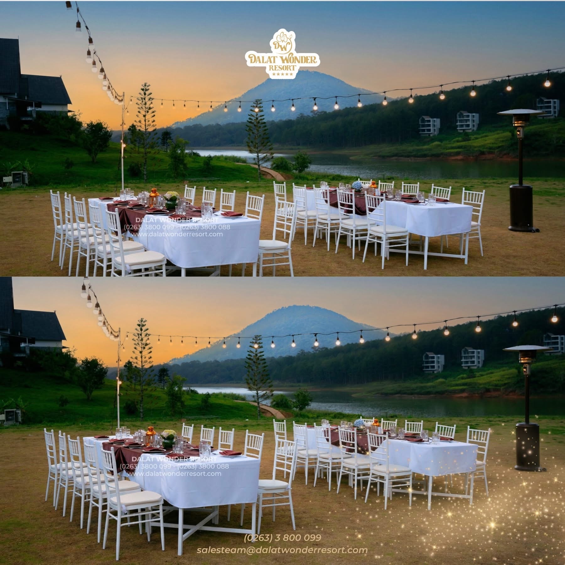 Dalat Wonder Resort trong khuôn viên của khu du lịch Quốc gia Hồ Tuyền Lâm